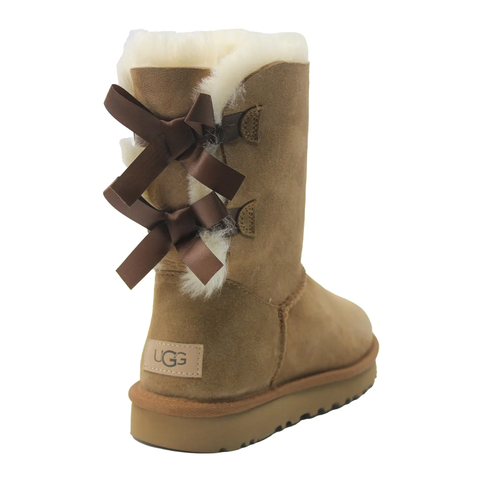 Bailey Bow II Water Resistant Suede Sheepskin Women's Winter Boots