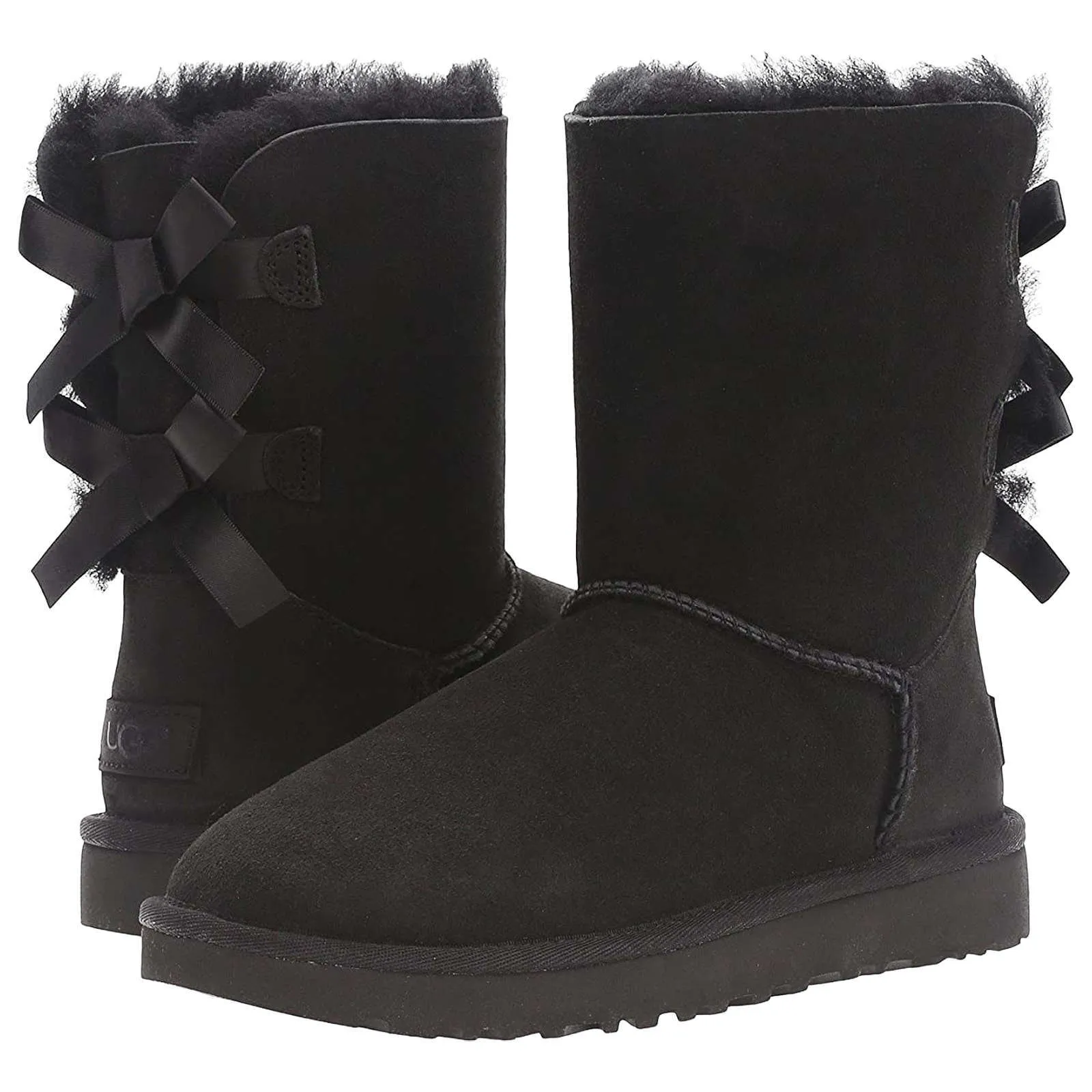 Bailey Bow II Water Resistant Suede Sheepskin Women's Winter Boots