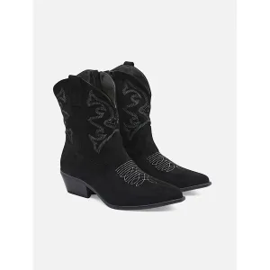 Baxter Womens Ada Western Boot Black