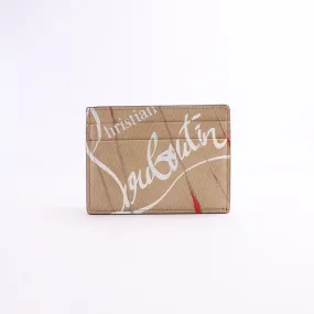 Christian Louboutin Logo Carholder Beige