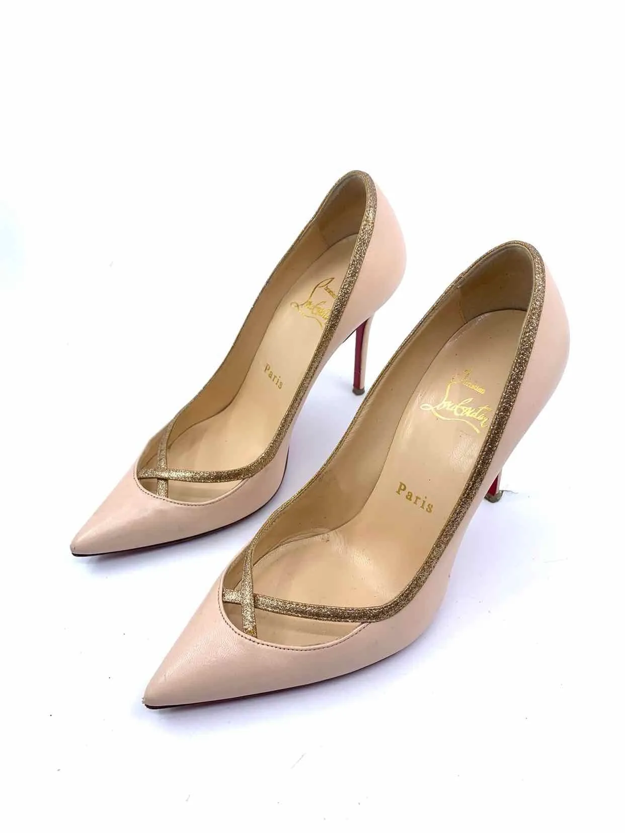 CHRISTIAN LOUBOUTIN Pale Pink Princess 100 Pumps | 6.5