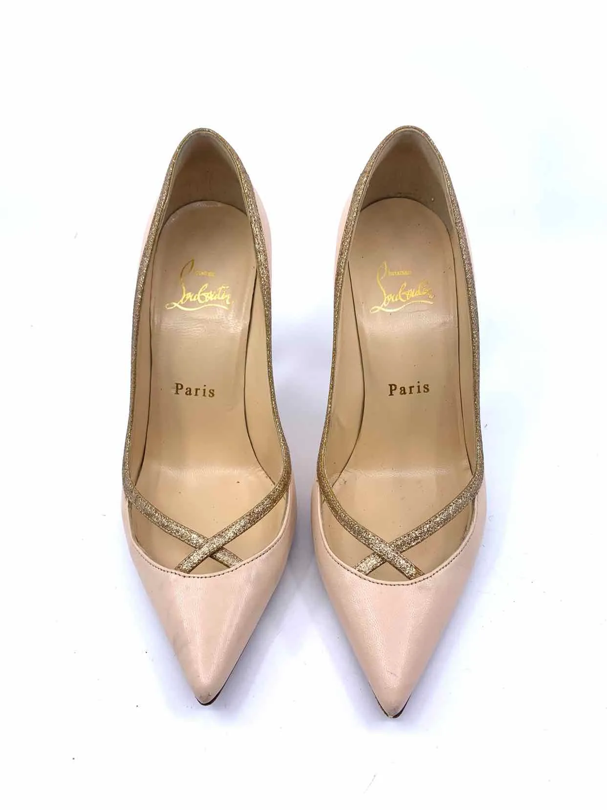 CHRISTIAN LOUBOUTIN Pale Pink Princess 100 Pumps | 6.5