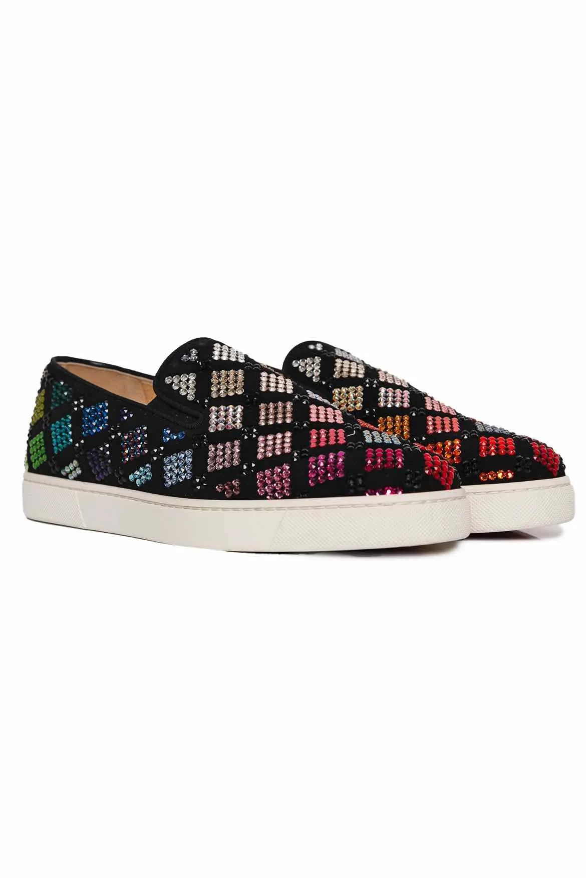 Christian Louboutin Size 38.5 Arlettenbato Slip On Sneakers