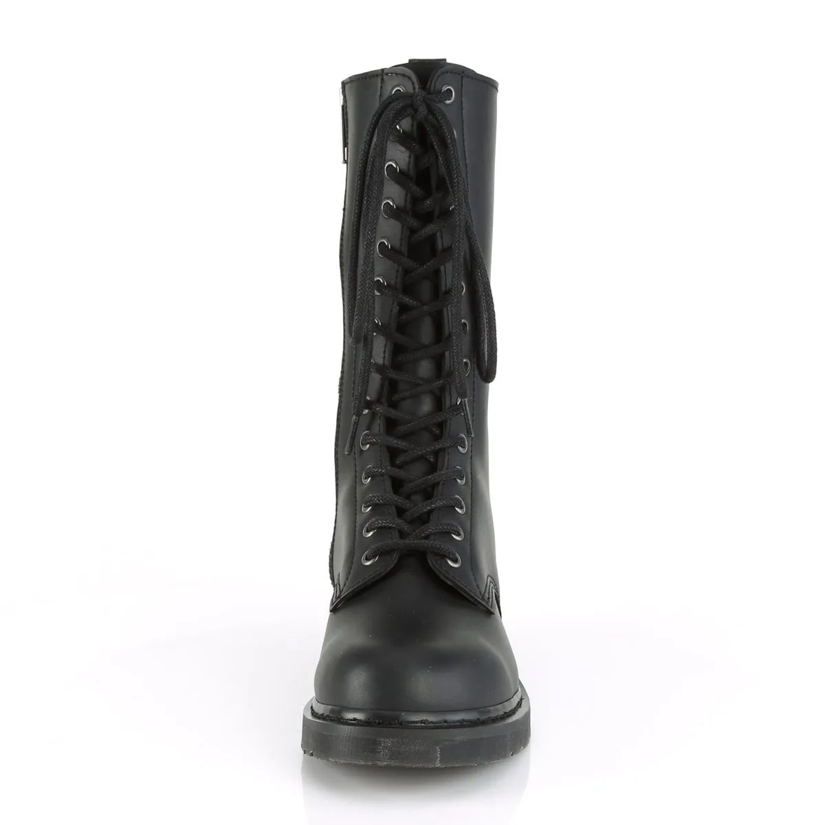 Demonia BOLT-300 | Black Vegan Leather Combat Boots