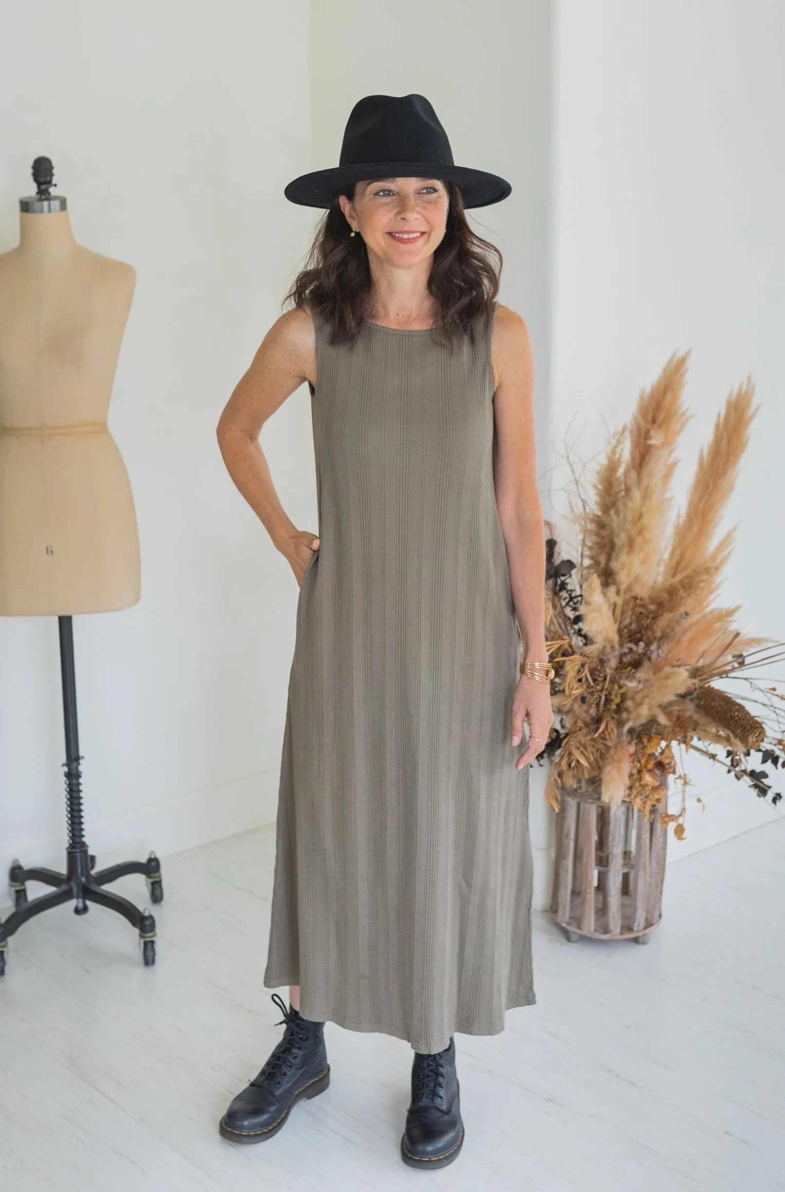 Fortuna Wide Rib Dress