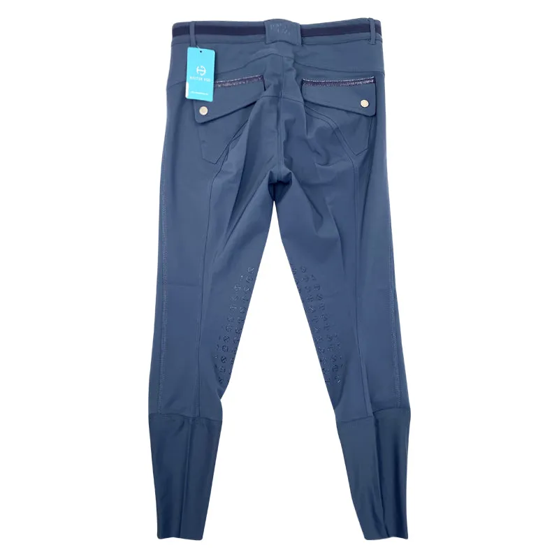 Halter Ego 'Megan' Breeches in Foggy Blue - Women's 32