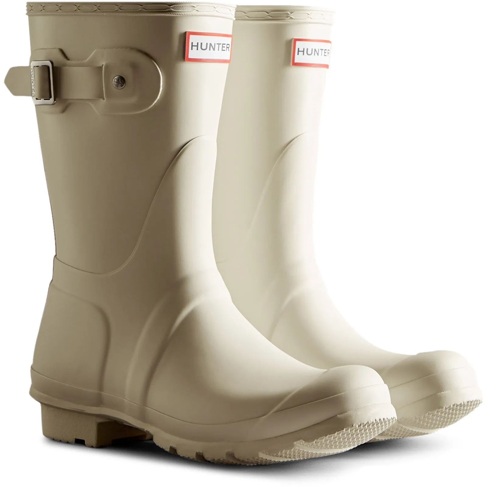 Hunter Original Short Tri Colour Womens Waterproof Wellington Boot