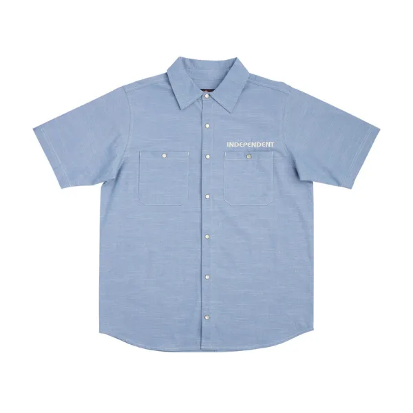 Independent Groundwork Work Shirt - Denim Chambray