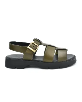 Kleman Olive Green Ballast Sandal