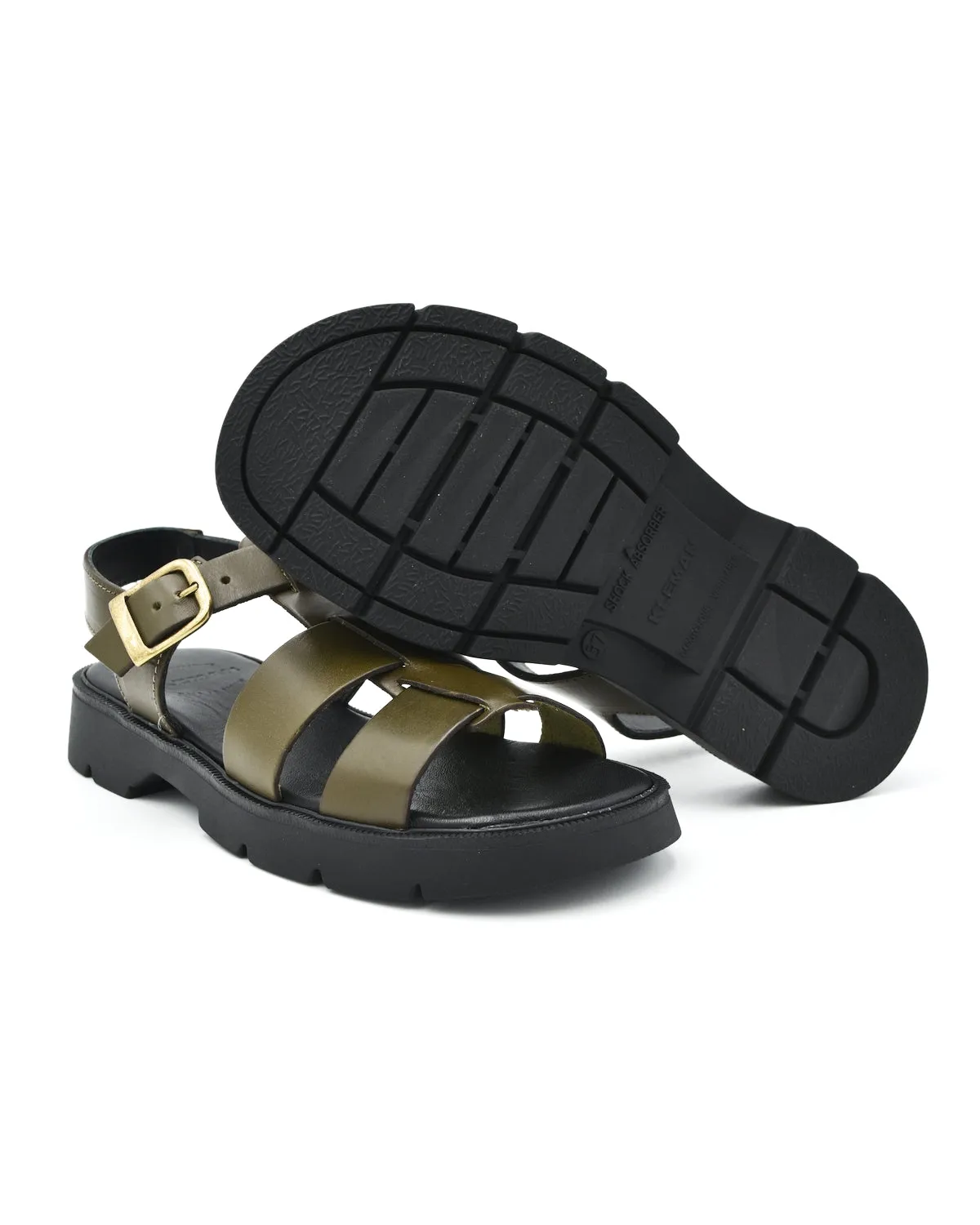 Kleman Olive Green Ballast Sandal