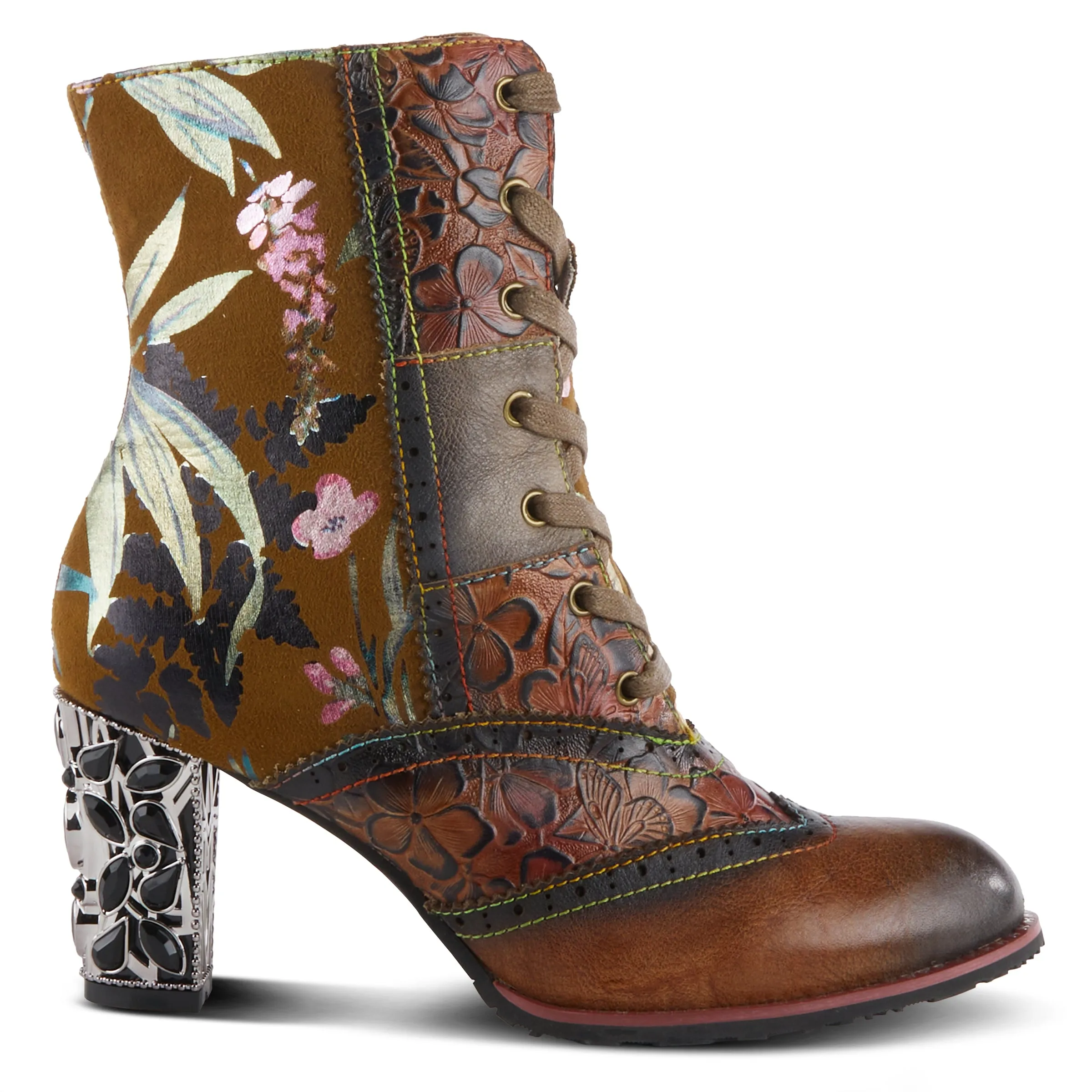 L'ARTISTE CHERRYLA WESTERN MID CALF BOOTIE