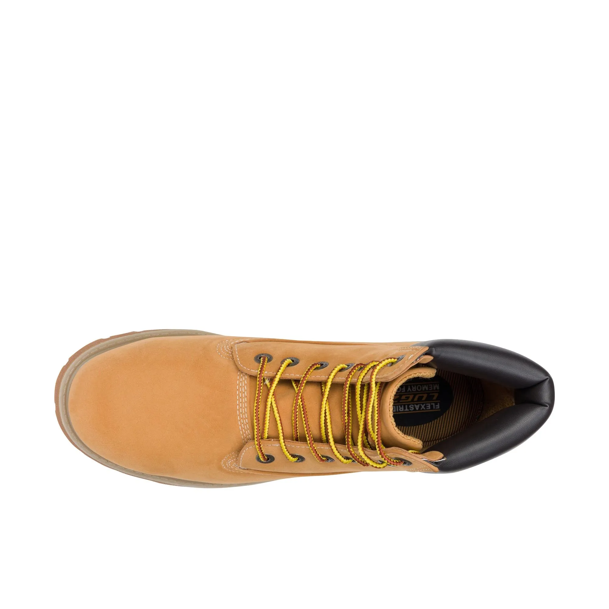 Lugz Drifter 6 Steel Toe Golden Wheat Bark Tan Gum