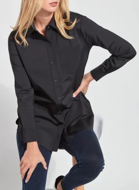 Lysse Schiffer Button Down in Black