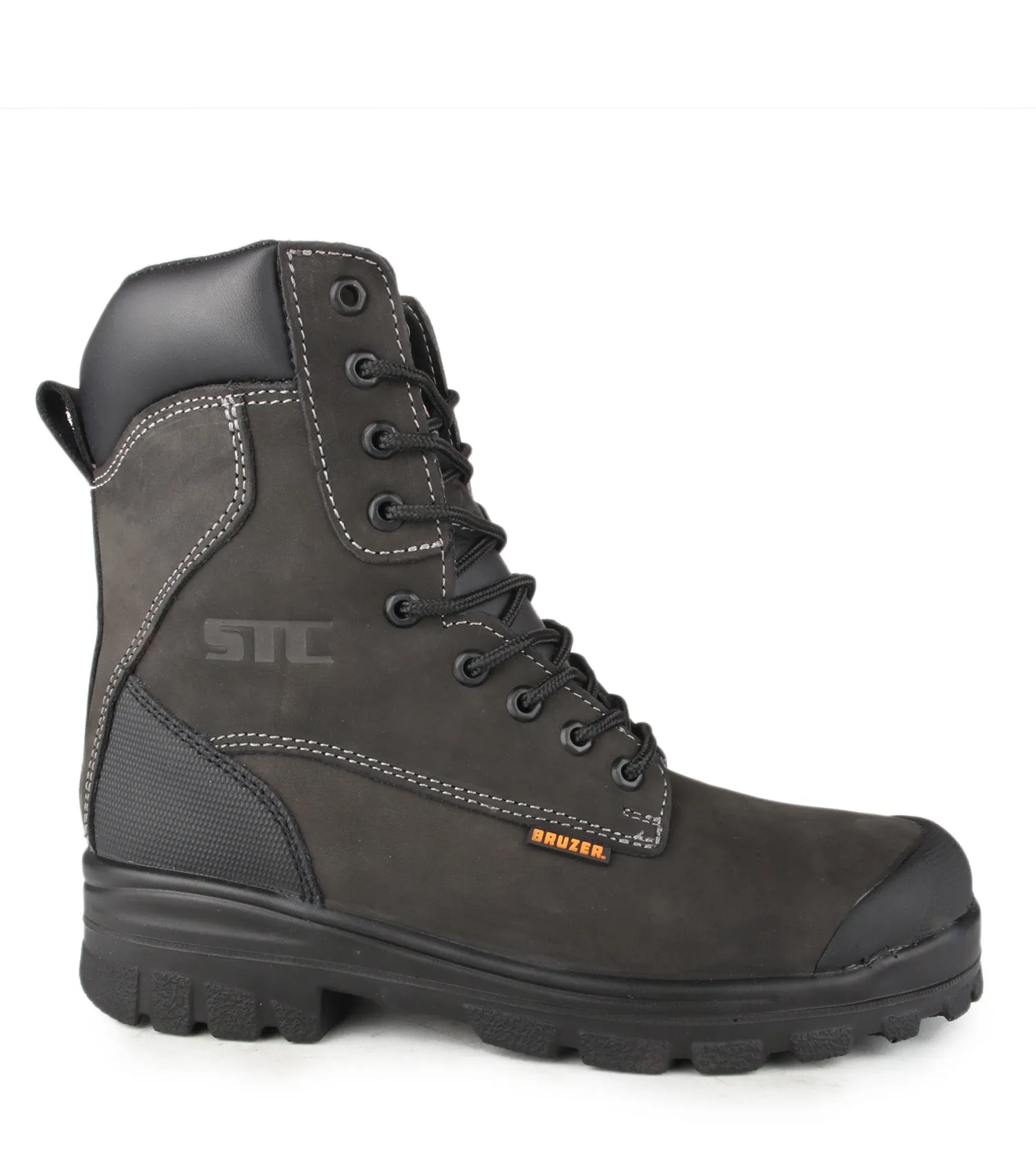 Master, Black | 8" Nubuck Leather Work Boots