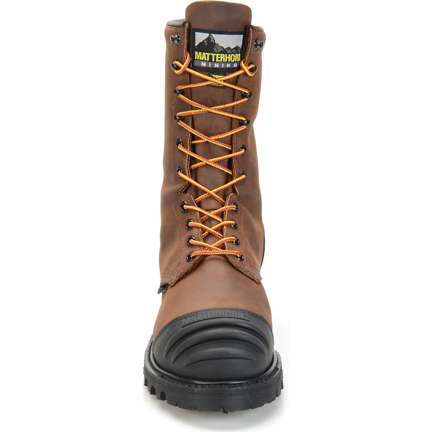 Mens Matterhorn 10 Copper Steel Toe Waterproof Metguard Work Boot - Made in USA