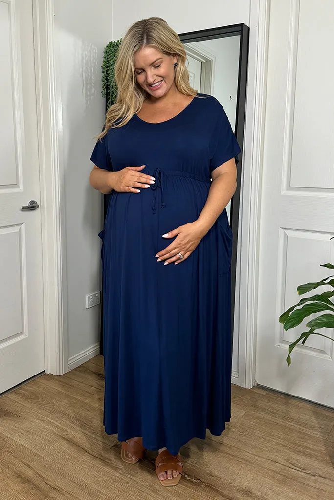 Mila Maxi Dress - Navy