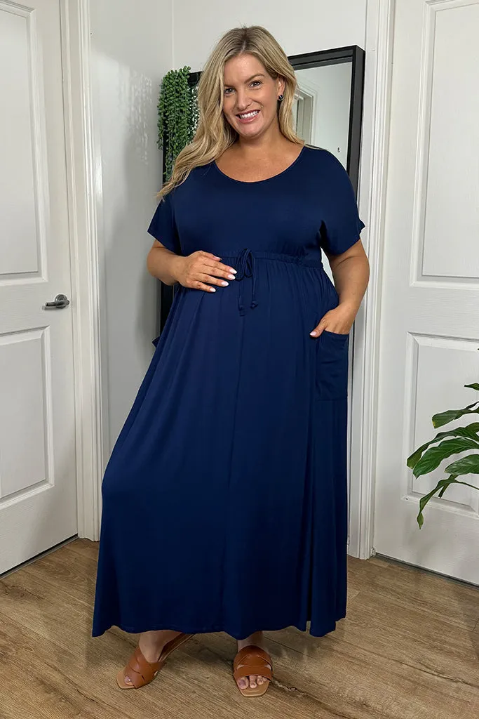 Mila Maxi Dress - Navy