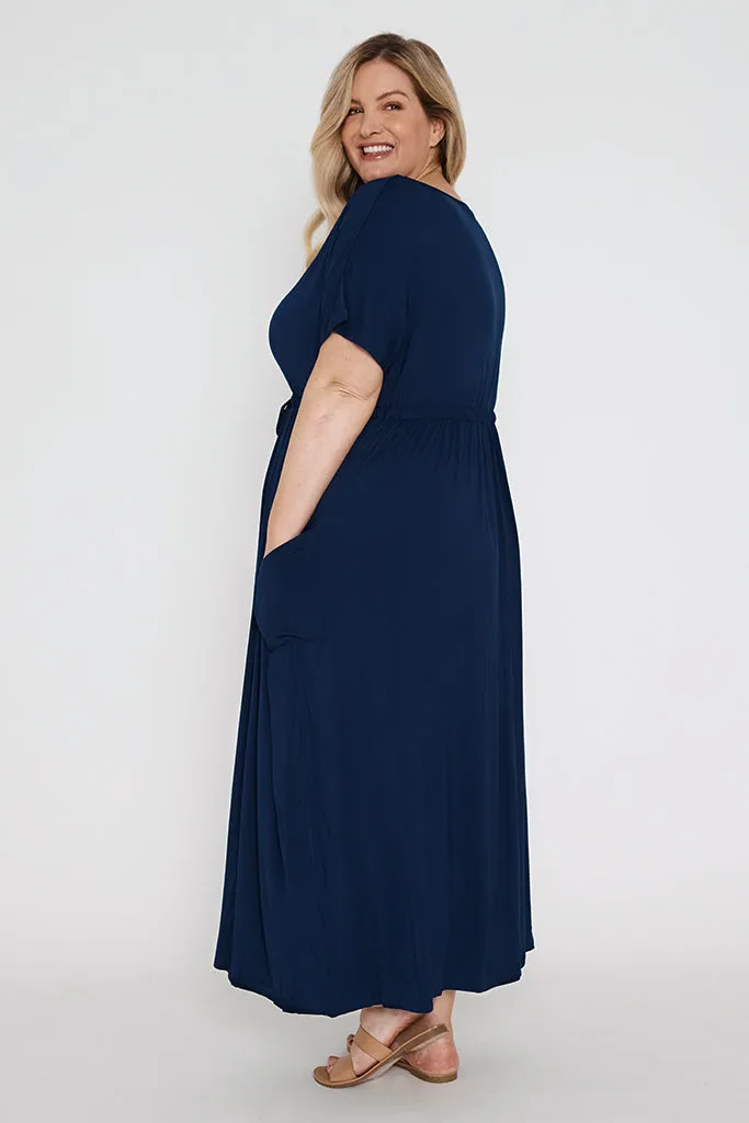 Mila Maxi Dress - Navy