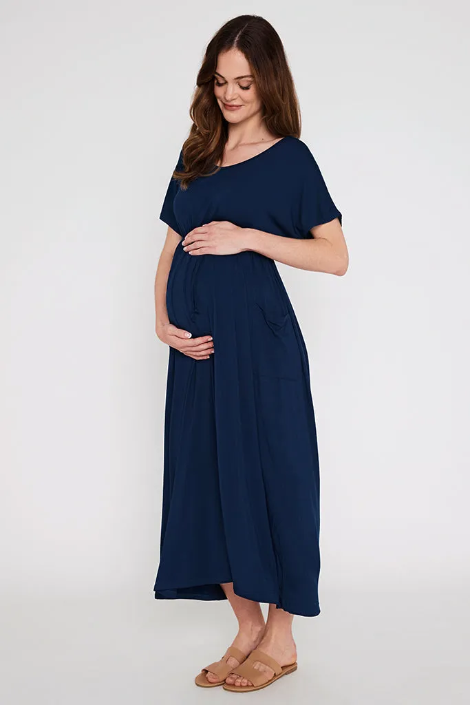 Mila Maxi Dress - Navy