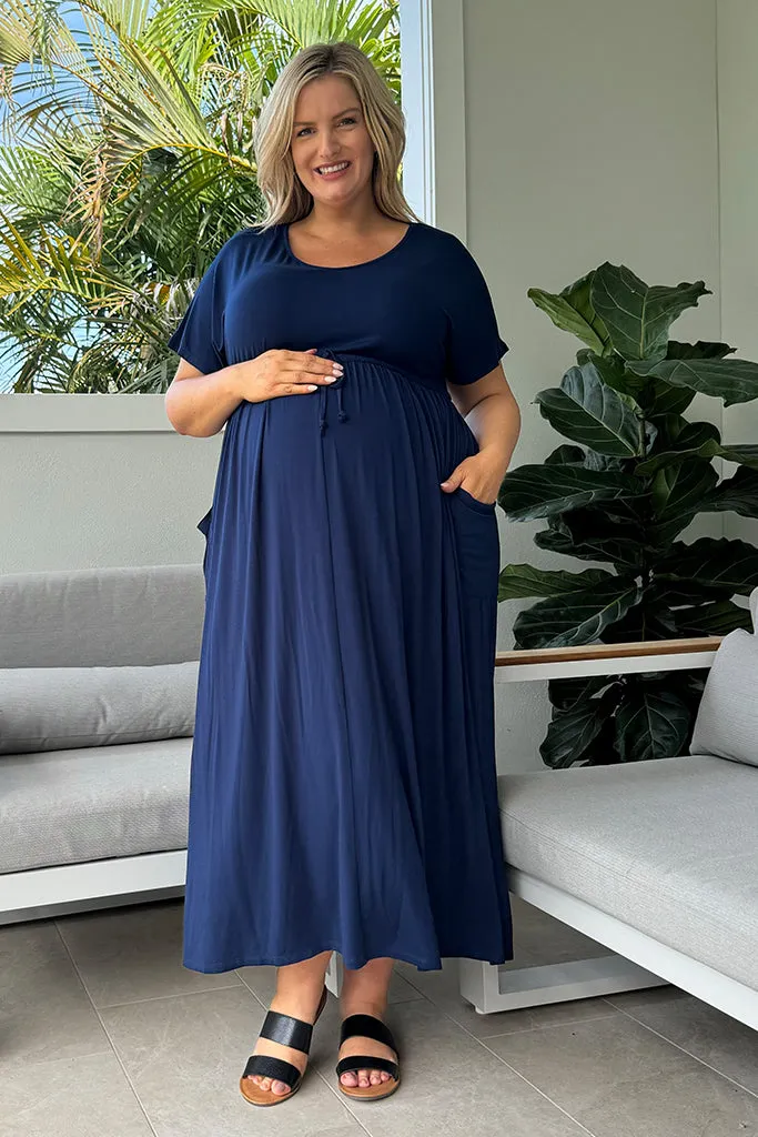 Mila Maxi Dress - Navy