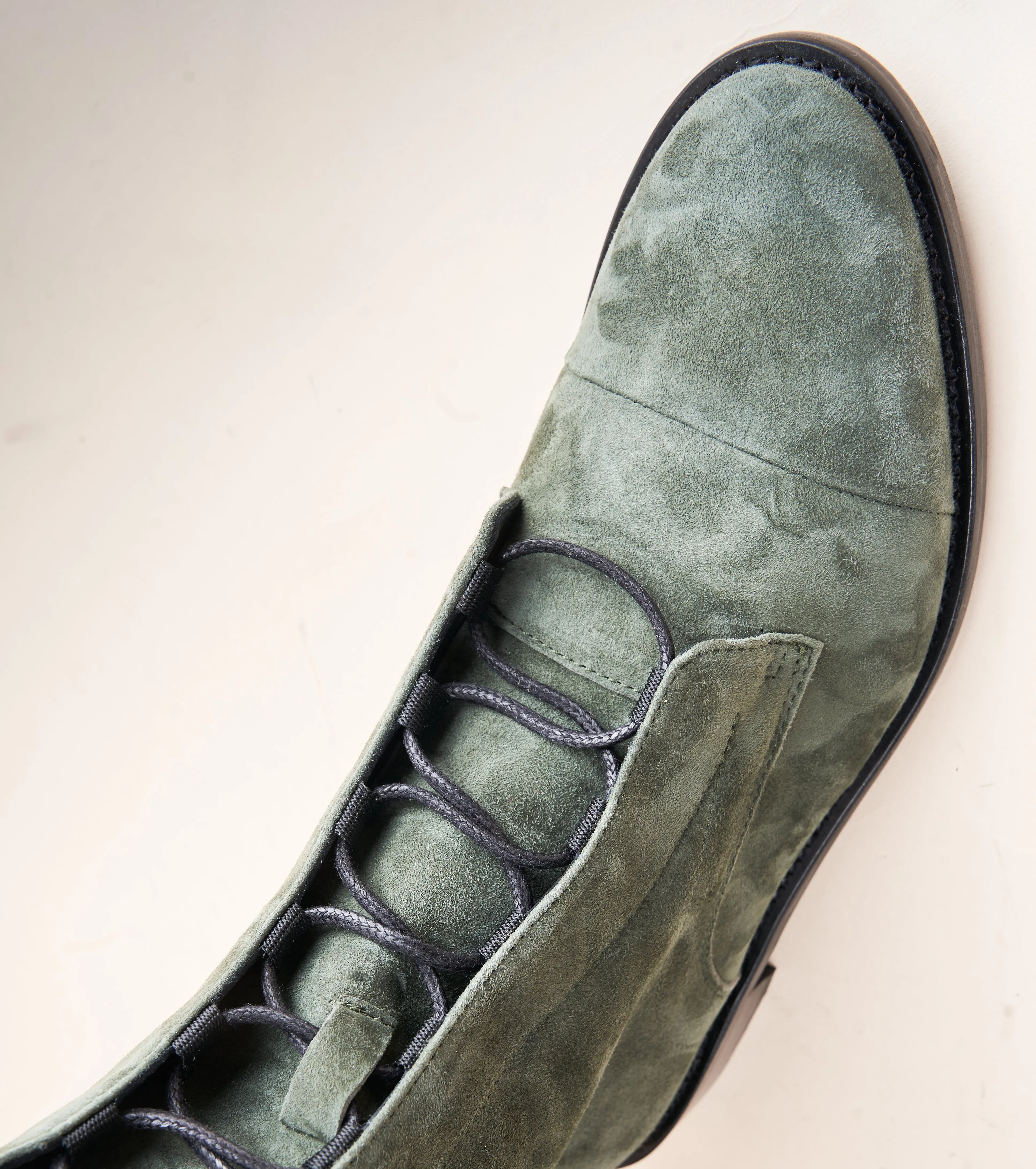 Milano - Army Green Suede