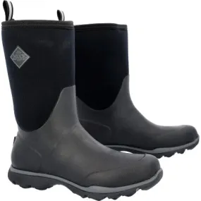 Muck Men's Arctic Excursion Mid 12" WP Rubber Work Boot- Black - AEP-000