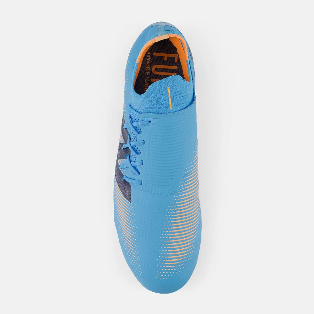 New Balance Furon Pro V7  FG Football Boots (Team Sky Blue/Mango)