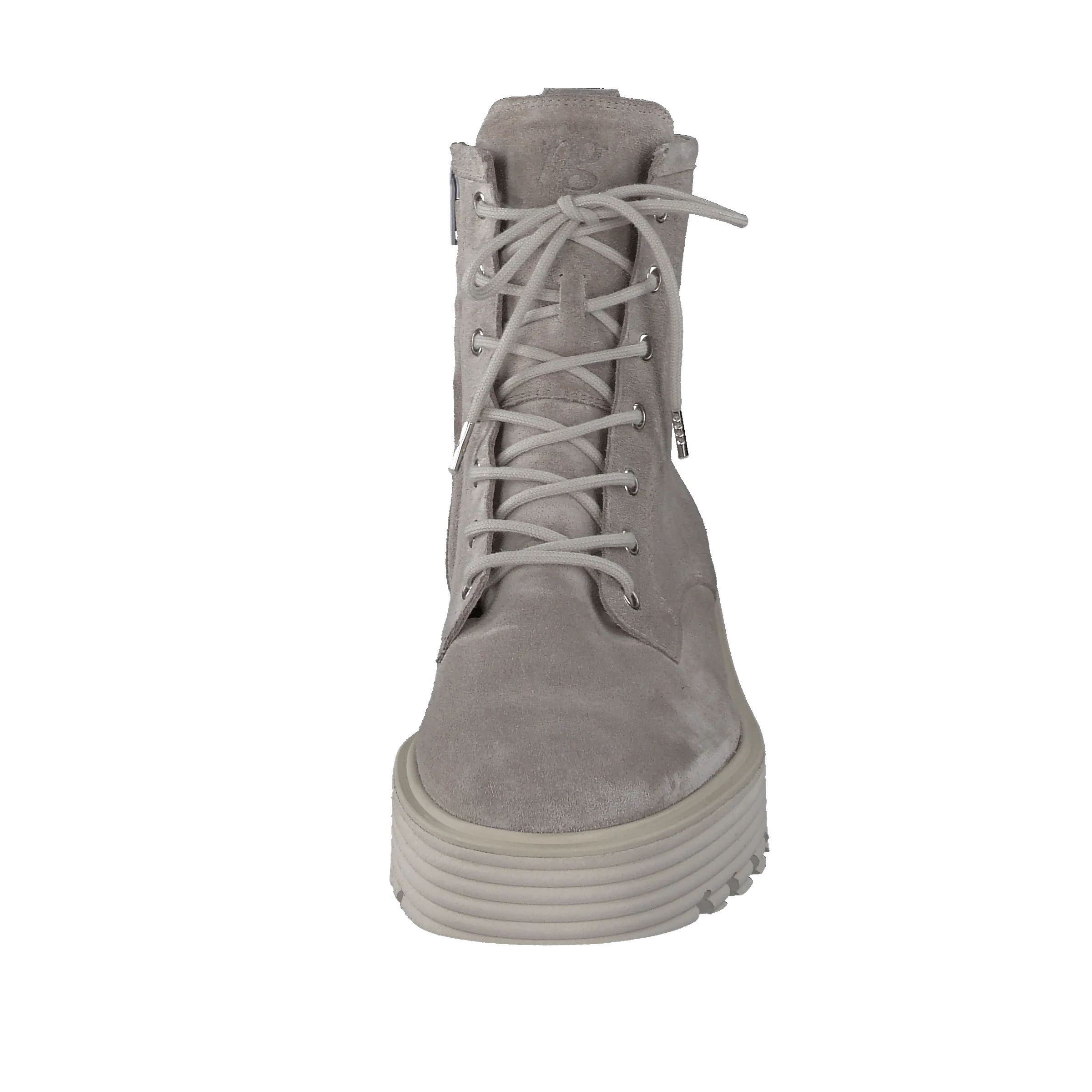 PAUL GREEN  9060 Grey Suede Lace -up Ankle Boot