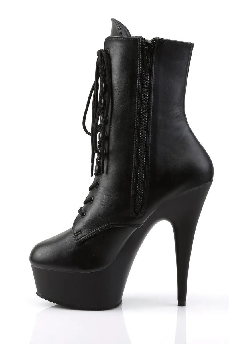 Pleaser USA Delight-1020 6inch Pleaser Boots - Matte Black