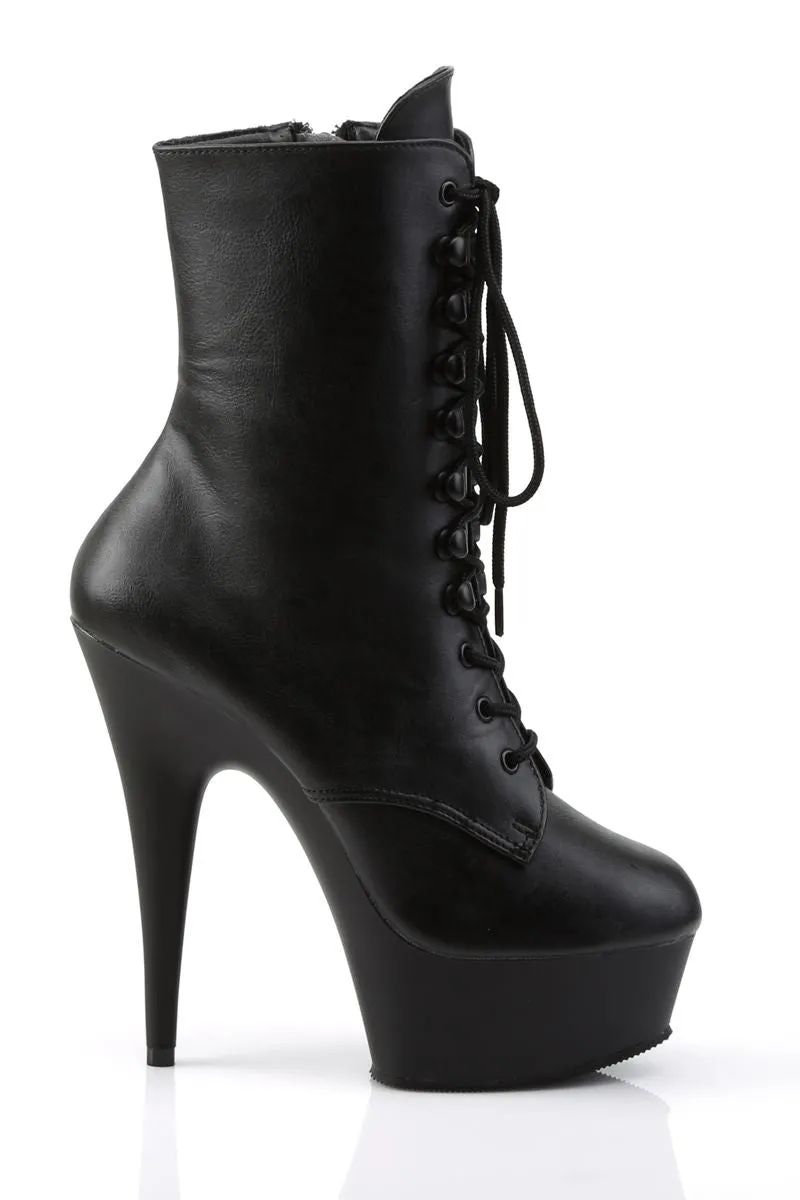 Pleaser USA Delight-1020 6inch Pleaser Boots - Matte Black