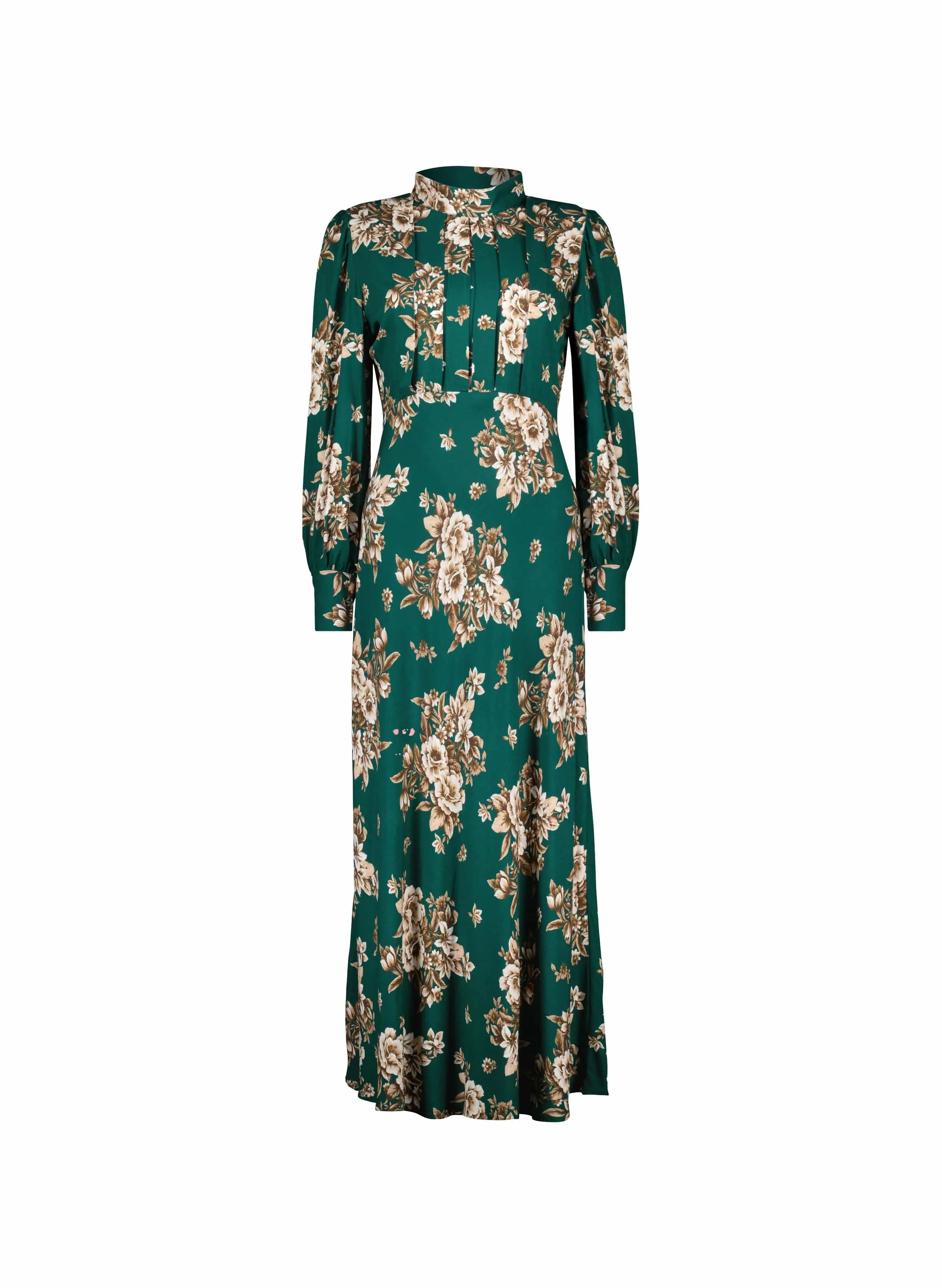 Primrose LENZING ECOVERO Chintz Floral Print Dress | Dark Cedar