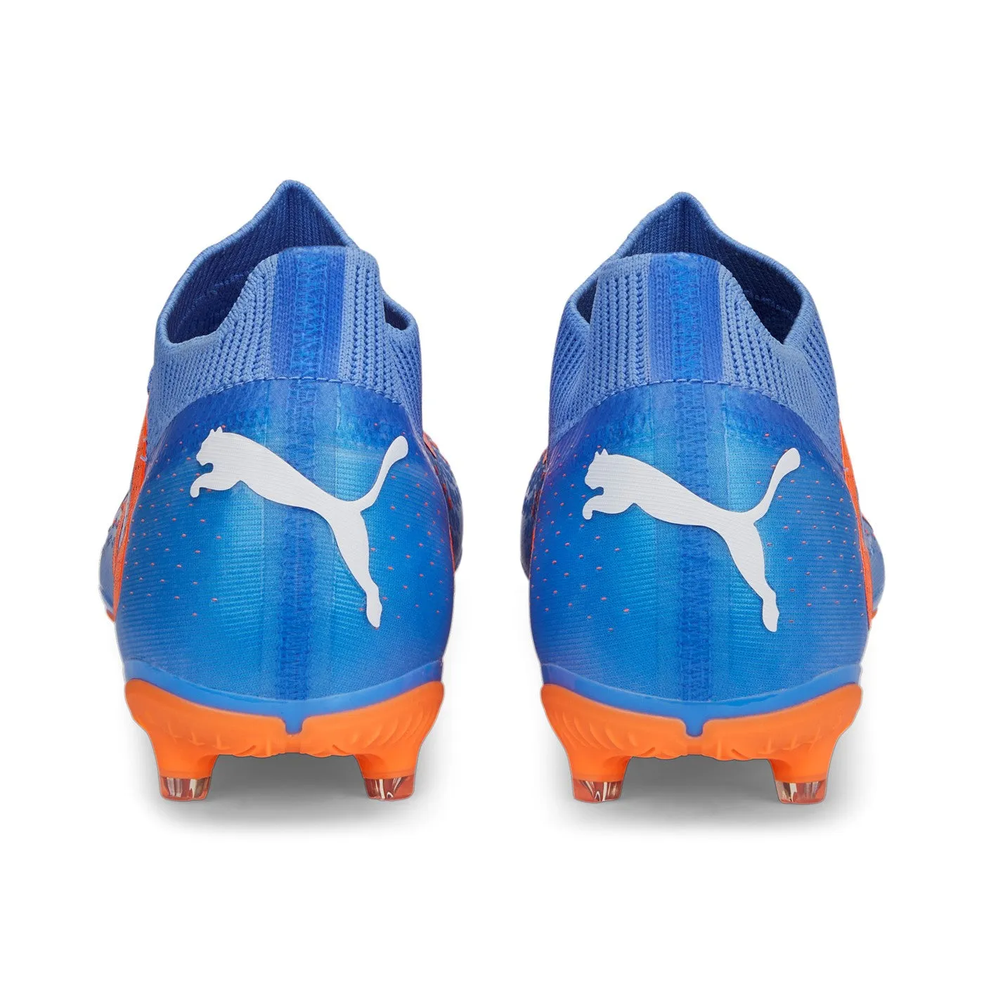 Puma men's football boot with mixed shape studs Future Match FG/AG 107180 01 blue-orange