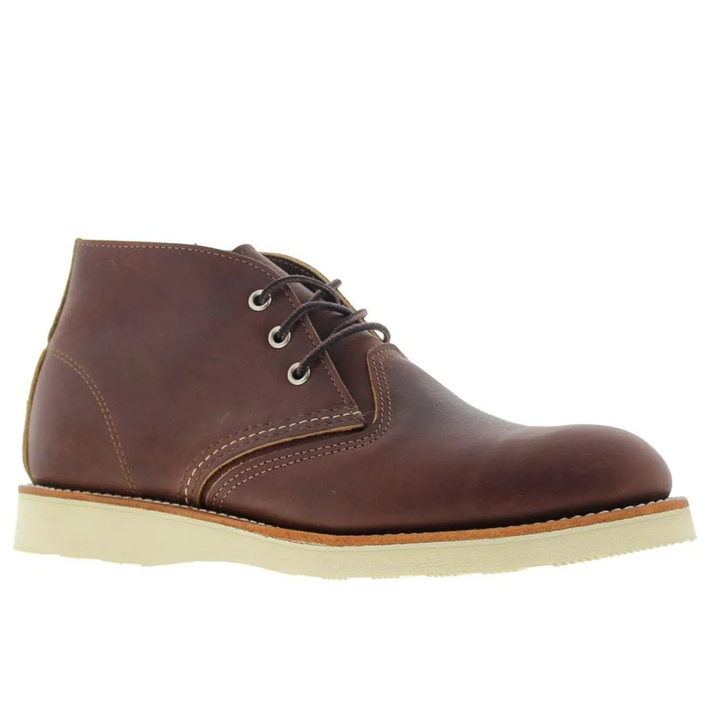 Red Wing Mens Boots Classic Chukka 3141 Casual Lace-Up Outdoor Leather - UK 8.5