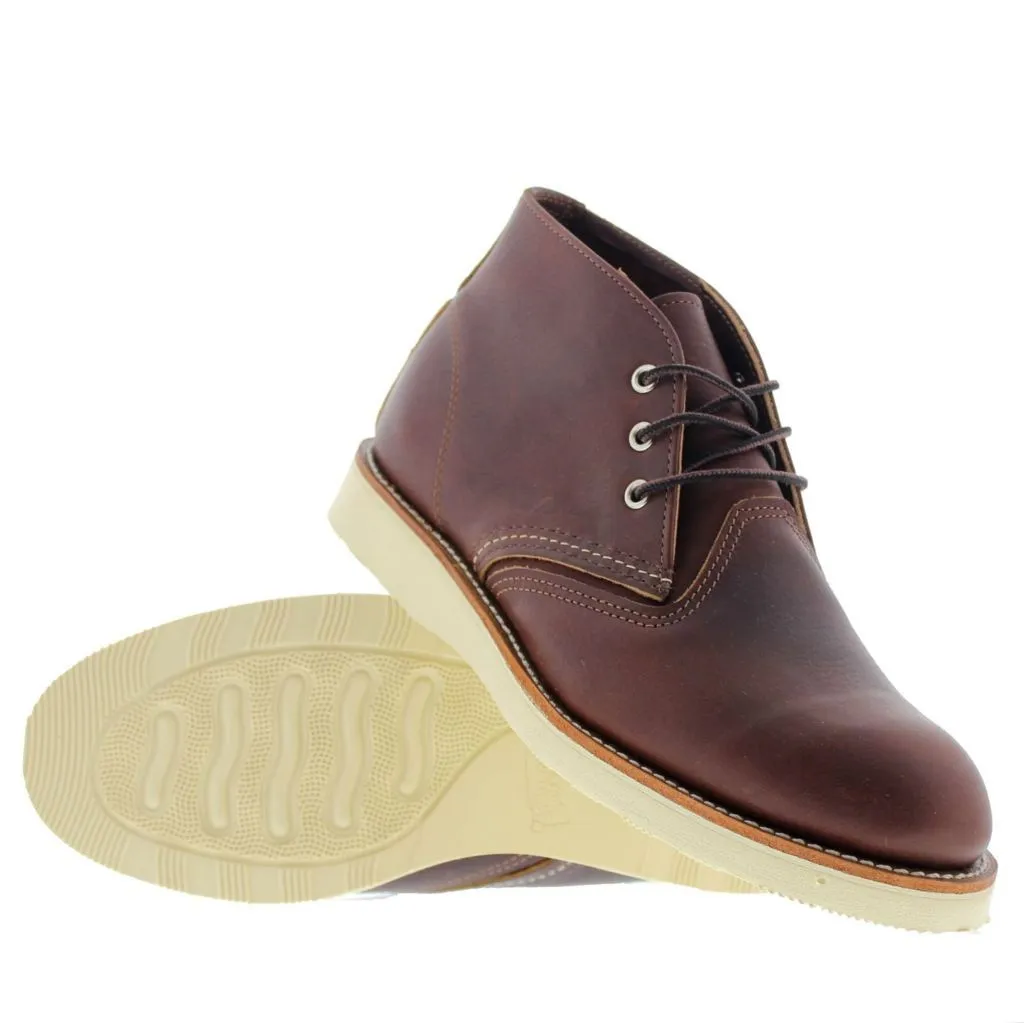 Red Wing Mens Boots Classic Chukka 3141 Casual Lace-Up Outdoor Leather - UK 8.5