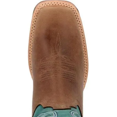 Rocky Men's Tall Oaks 12 ST Slip Resist Western Work Boot -Teal- RKW0406