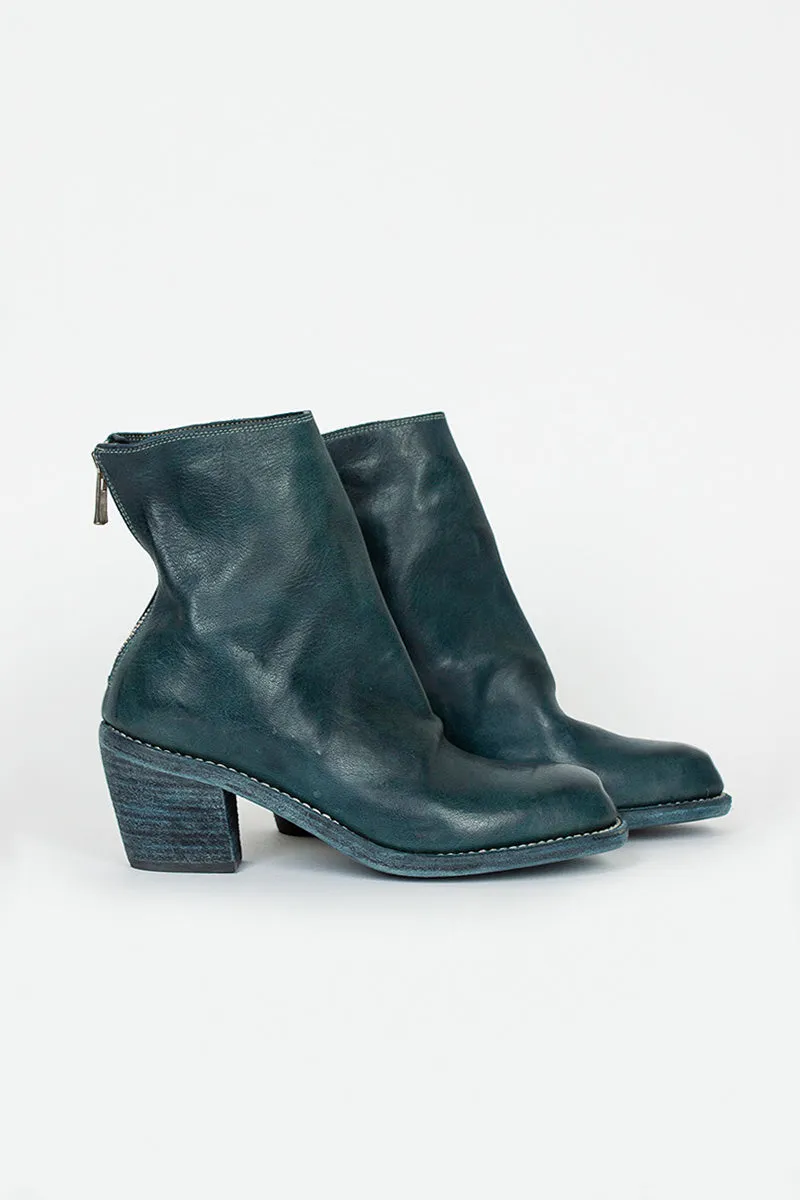 SB06D Full Grain Cuban Heel Zip Back Boot CV72T