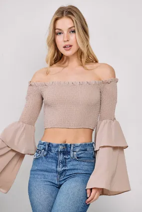 Start the Conversation Flare Sleeve Top