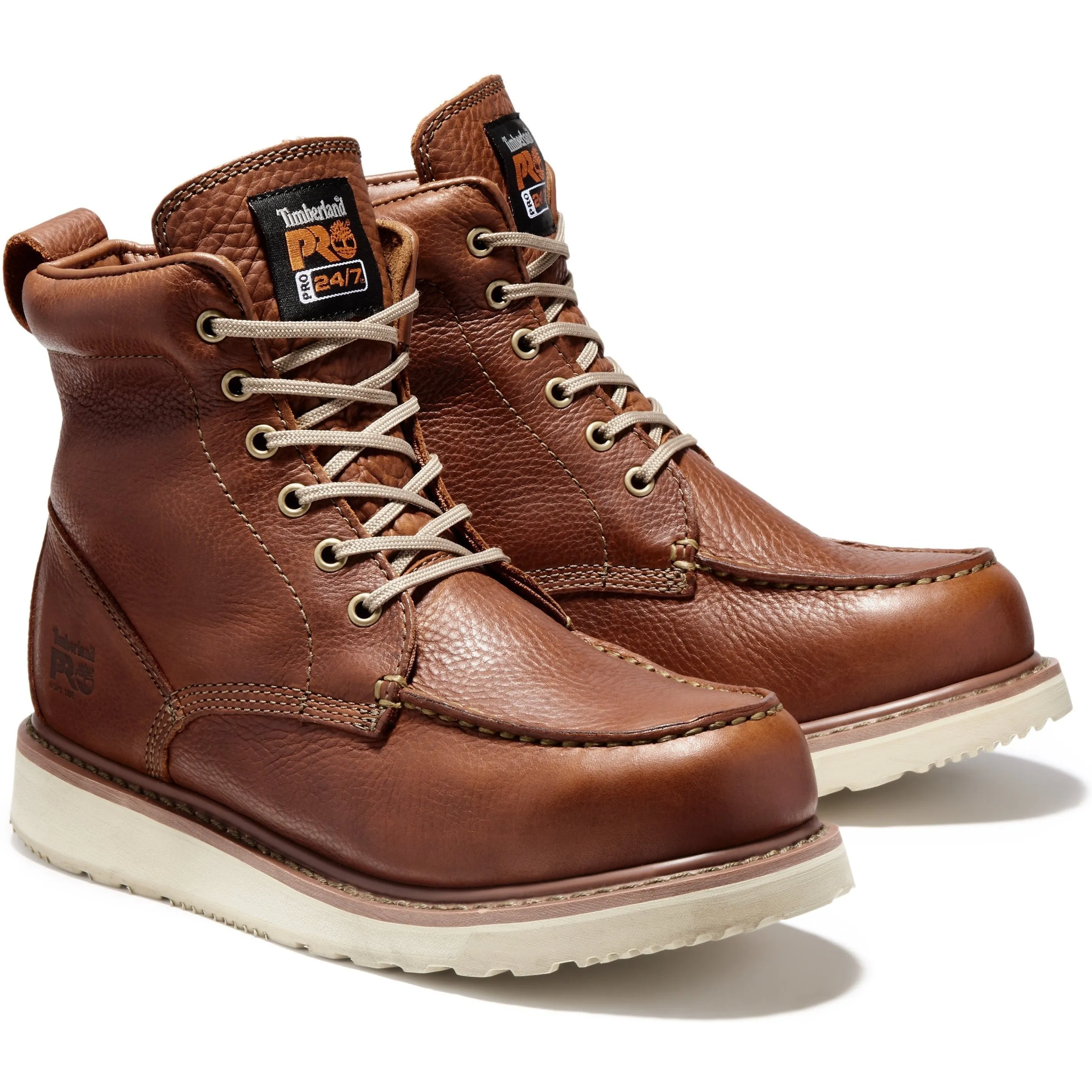 Timberland PRO Men's Wedge 6 Soft Toe Wedge Work Boot - Rust - TB153009214