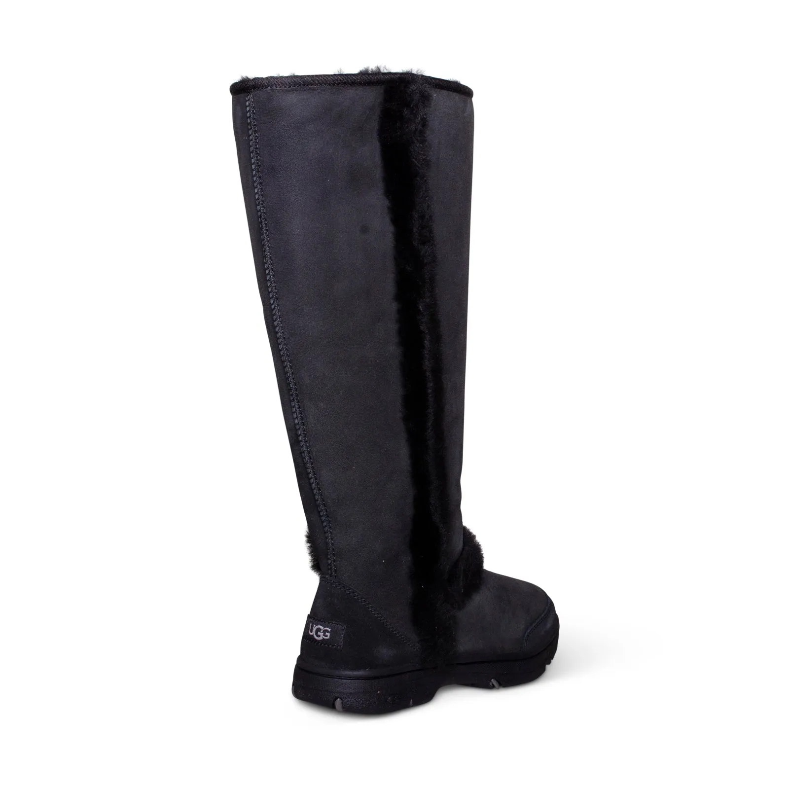 UGG Sunburst Extra Tall Black Boots - Women's