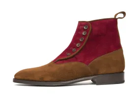 Westlake - MTO - Snuff Suede / Burgundy Suede - LPB Last - Single Leather Sole