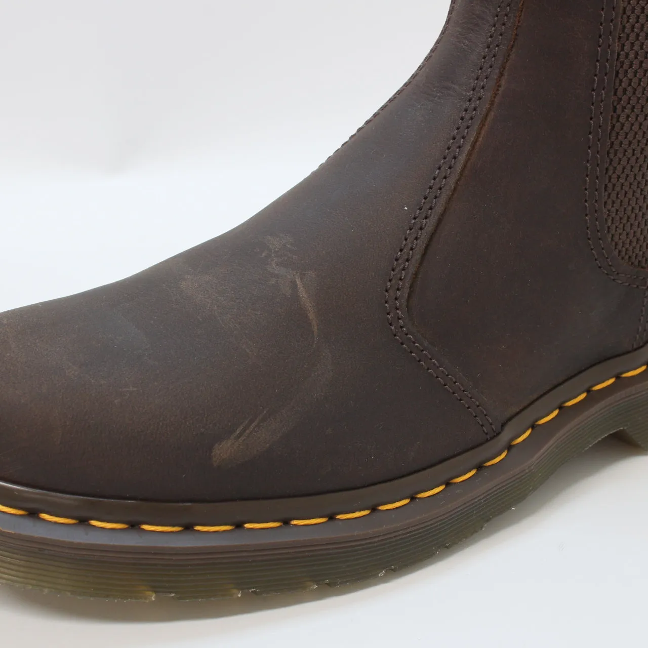 Womens Dr. Martens 2976 Chelsea Boots Dark Brown Crazy Horse