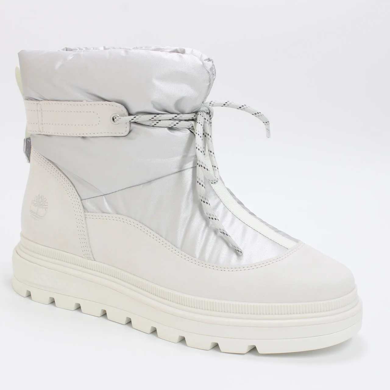 Womens Timberland Ray City Puffer Boots White